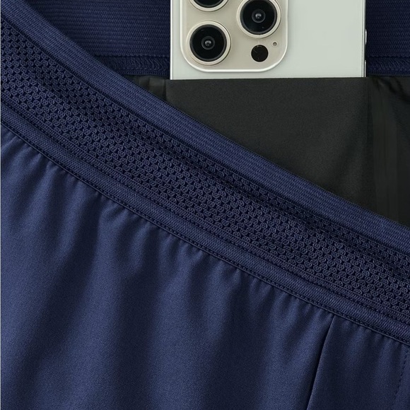 Ten Thousand Navy Lined Session Shorts XL 7in - Picture 2 of 8